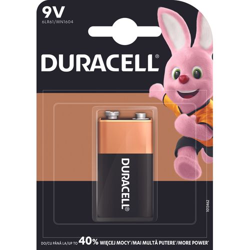 Duracell baterija alkalna 9V 6LR61 Basic slika 1