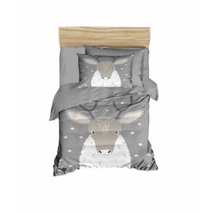 Set posteljine za bebe PH1101 u sivo-bijeloj boji