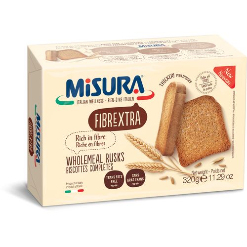 MISURA dvopek integralni 320g fibrextra slika 1