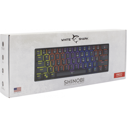 White Shark WS GK 2022 SHINOBI, Black SR, Mechanical Keyboard slika 5