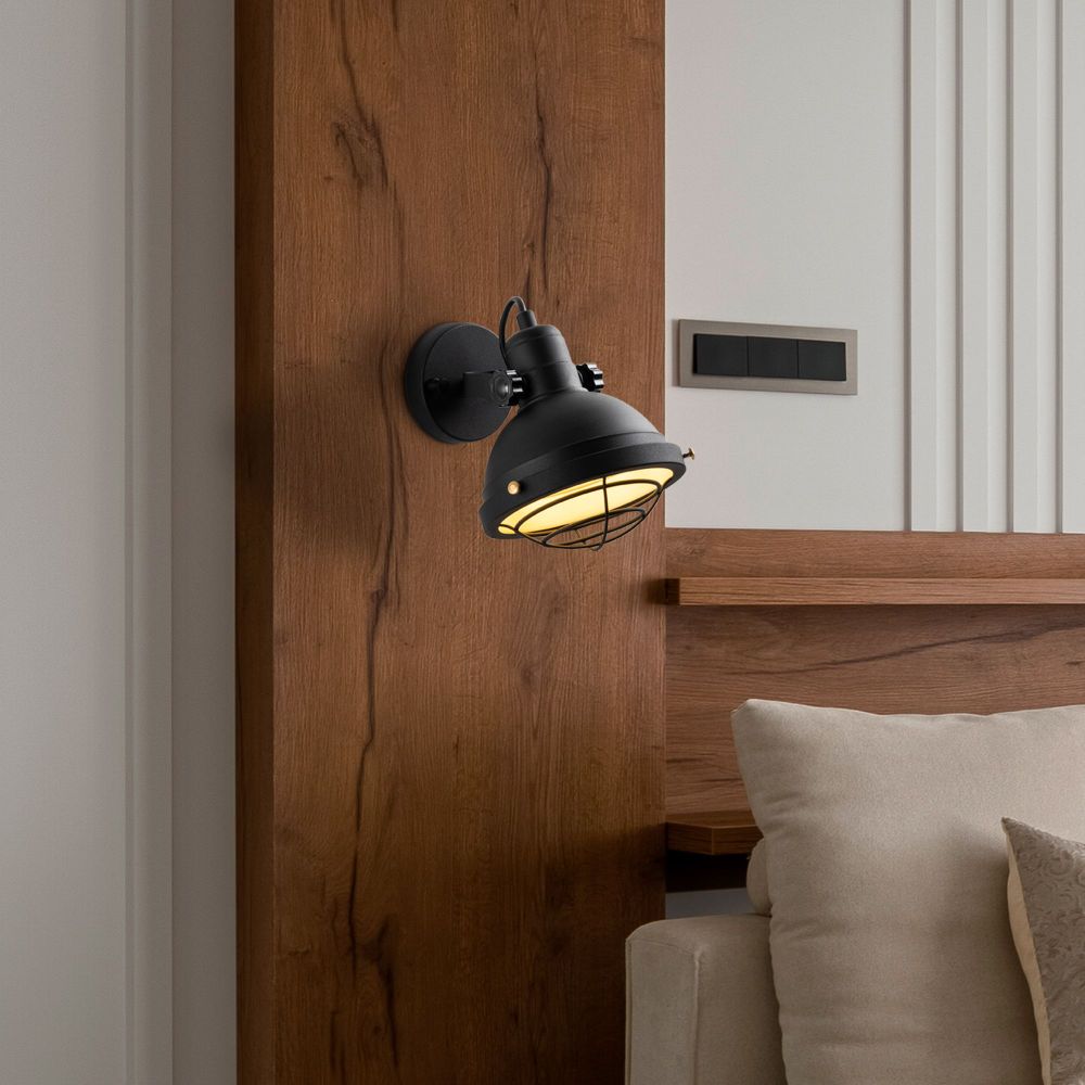 Zidna Lampa Spoly - 13803, boje: Crna slika 1