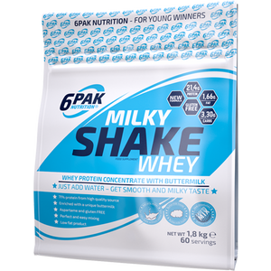 6Pak Milky Shake Whey 1,8 kg Vanila