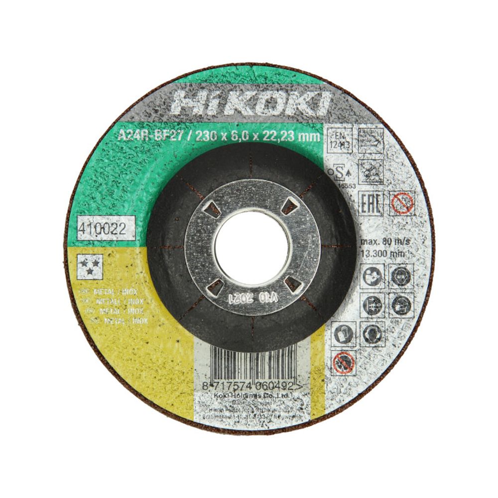 Hikoki brusna ploča za inox 4100225 (230 x 6 mm) slika 1