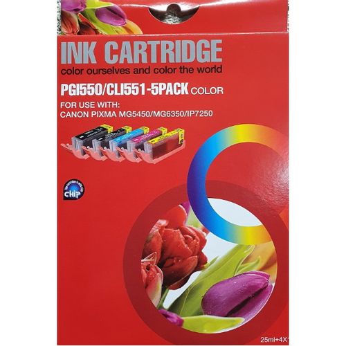 Tinta Canon PGI550/CLI551 Multipack, Premium G&amp;G slika 1