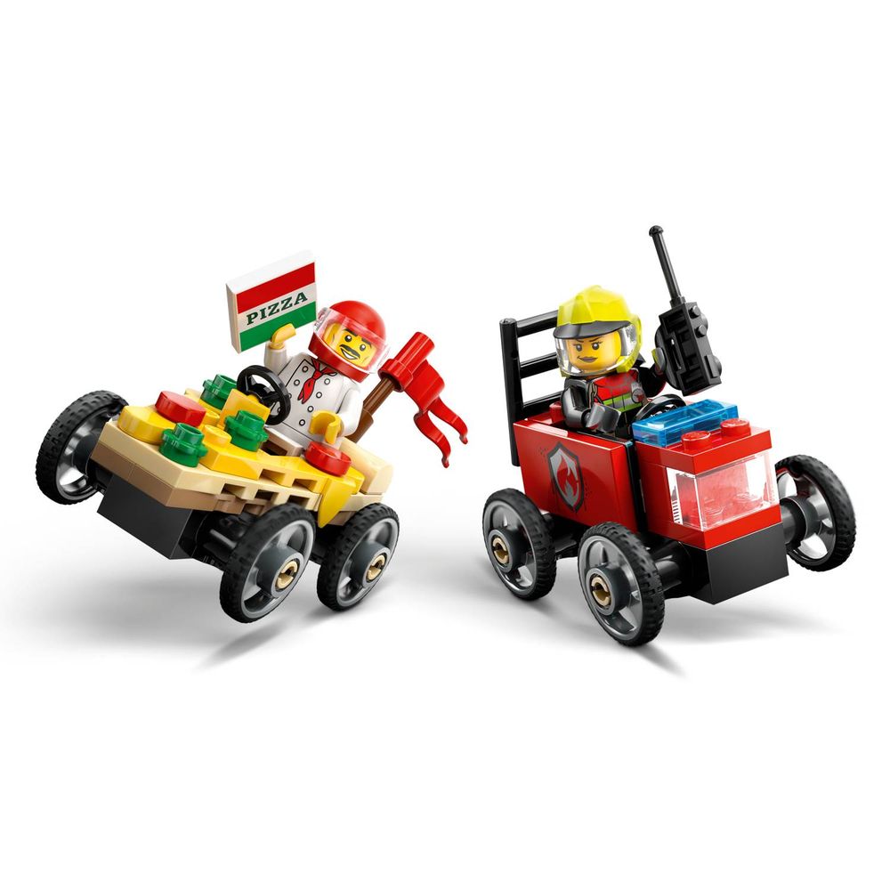 LEGO 60458 Auto dostavljača pizze vs. vatrogasno vozilo u utrci slika 4
