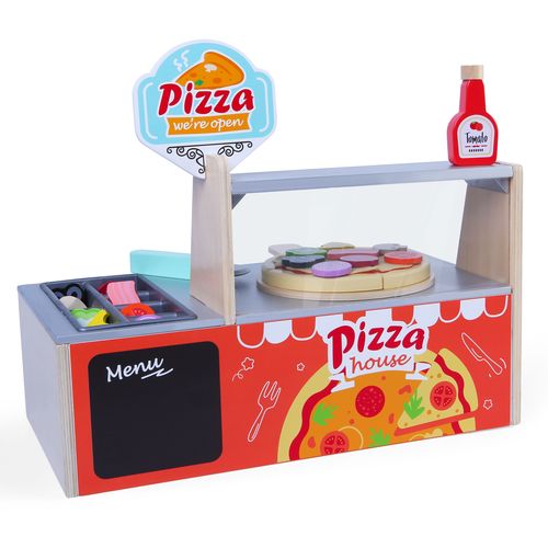 EcoToys drveni set za male pizza majstore slika 8