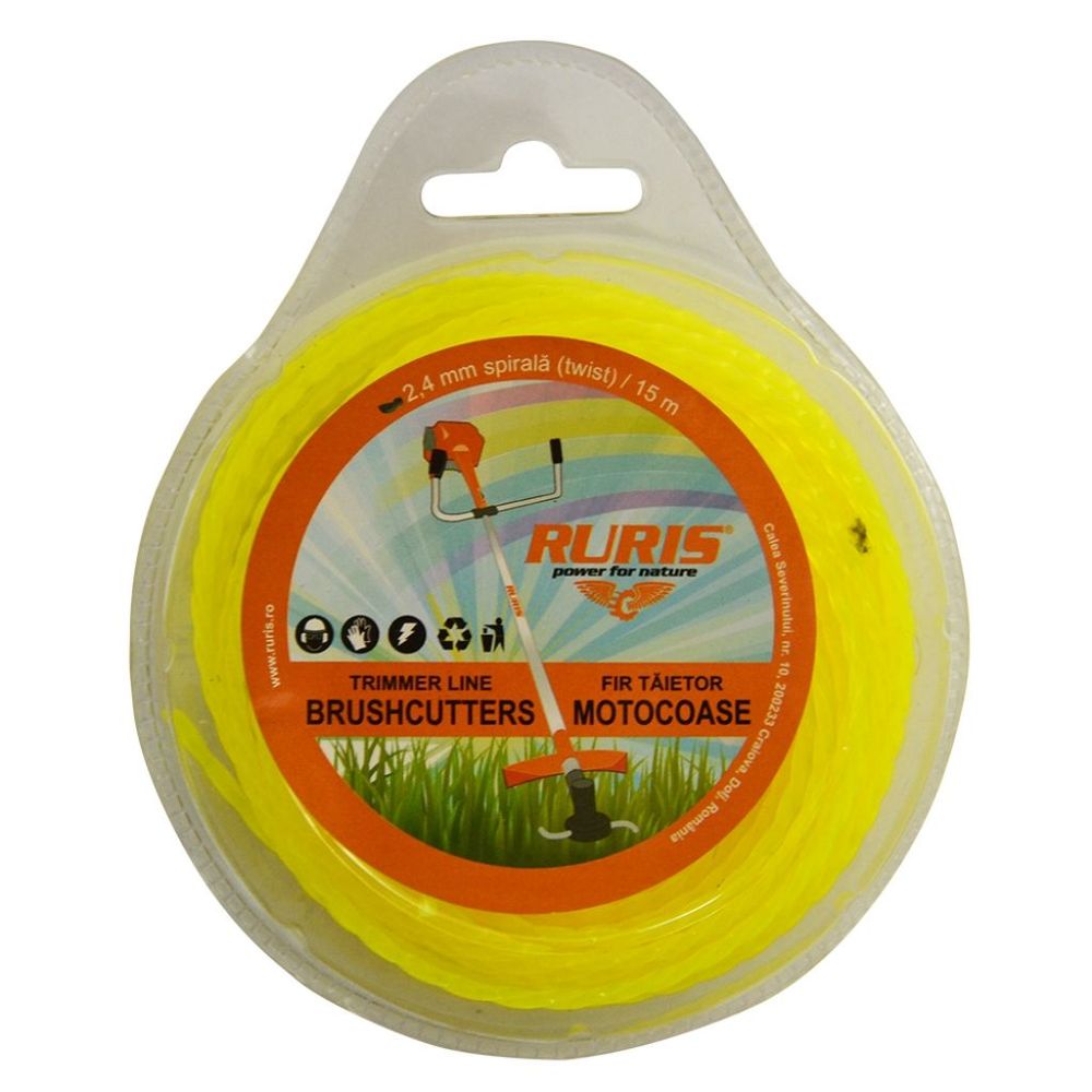 RURIS silk za trimer 2.4mmx15m spirala slika 1