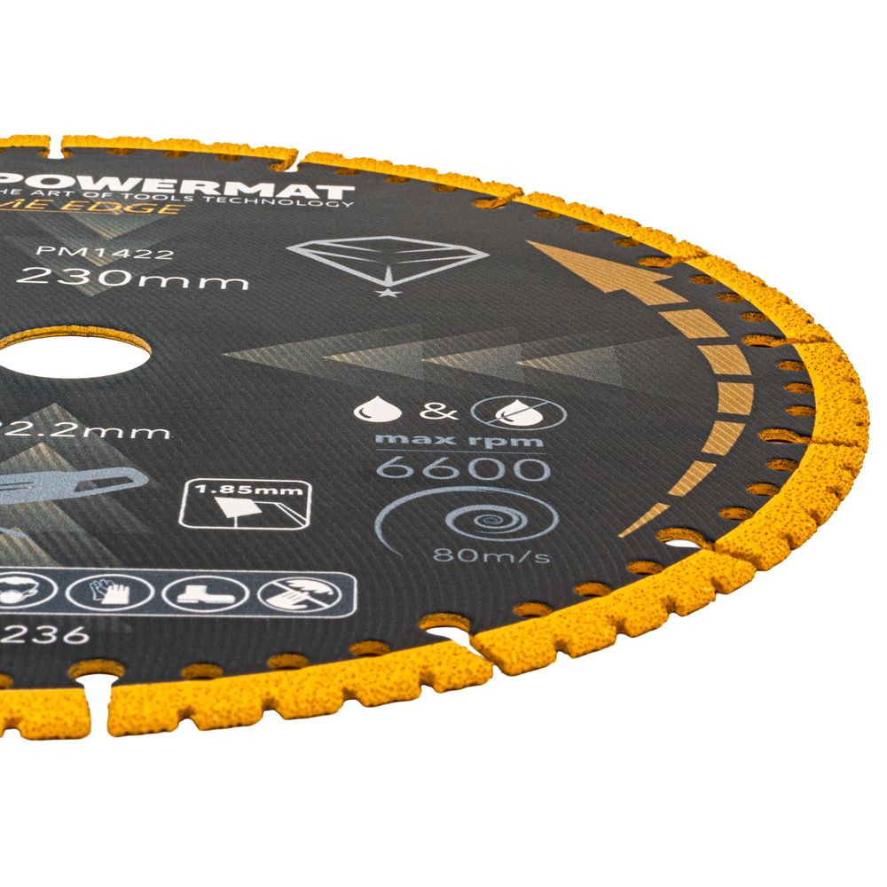 UNIVERZALNA DIJAMANTNA PLOČA 230 MM PM-TDCS-2301T slika 8