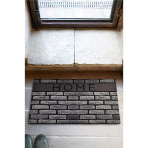 Siva Home Višebojni PVC Ulazni Otirač