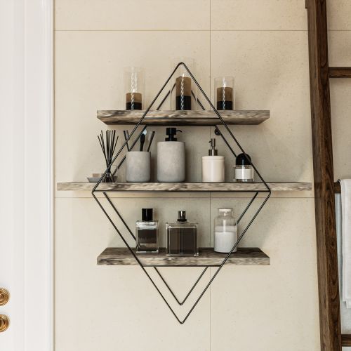 Dekoryum OakBlack Wall Shelf slika 3