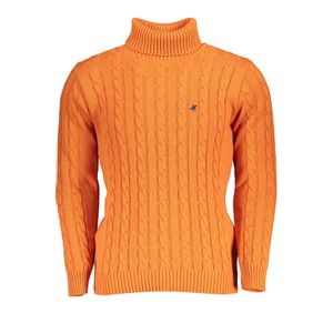 US GRAND POLO MEN'S ORANGE SWEATER