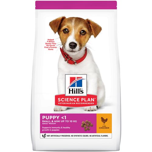 Hill's™ Science Plan Pas Puppy Small&Mini s Piletinom, 300 g slika 1