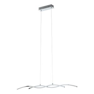 Eglo Lasana 2 Visilica sa LED Osvjetljenjem - 2x9W, D 875, Aluminij/Krom-Bijela