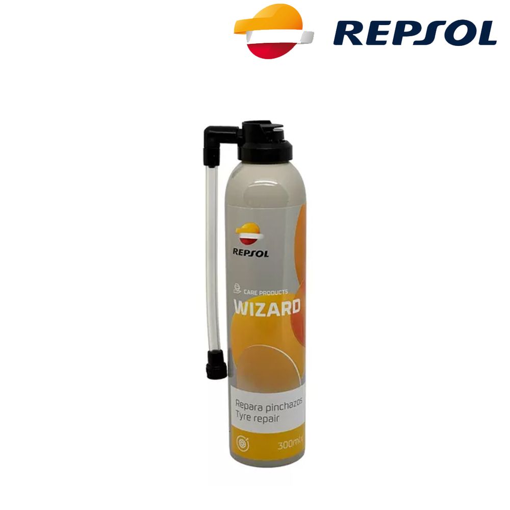 Sprej za krpljenje guma Repsol Wizard Tyre Repair 300ml RPP9070ZPC slika 1