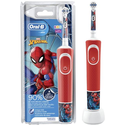 Oral-B električna zubna četkica dječja D100 Spiderman slika 2