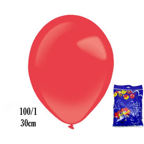 Baloni Crveni 30cm 100/1 383749 slika 1