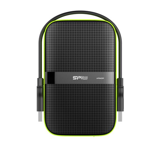 Silicon Power SP040TBPHDA60S3K Portable HDD 4TB, Armor A60, USB 3.2 Gen.1, Black slika 1