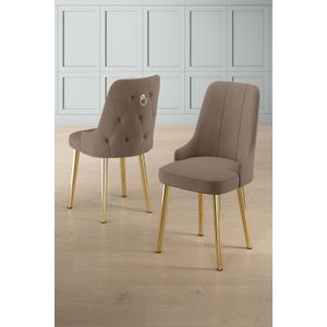 Newa - Cappuccino, Gold Cappuccino Set Stolica (6 Komada)