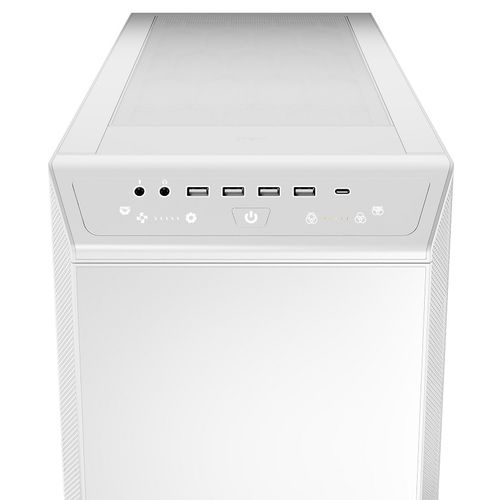 be quiet! BGW51 DARK BASE PRO 901 White, MB compatibility: E-ATX / XL-ATX / ATX / M-ATX / Mini-ITX, Three pre-installed be quiet! Silent Wings 4 140mm PWM fans, Integrated Fan Hub, Ready for water cooling radiators up to 420mm slika 6