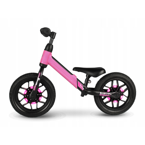 QPlay® Balans bicikl Spark LED, Pink slika 3