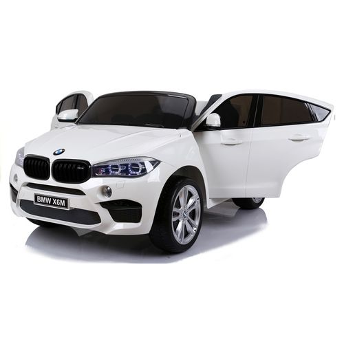 Licencirani BMW X6 M bijeli - dvosjed - auto na akumulator slika 4