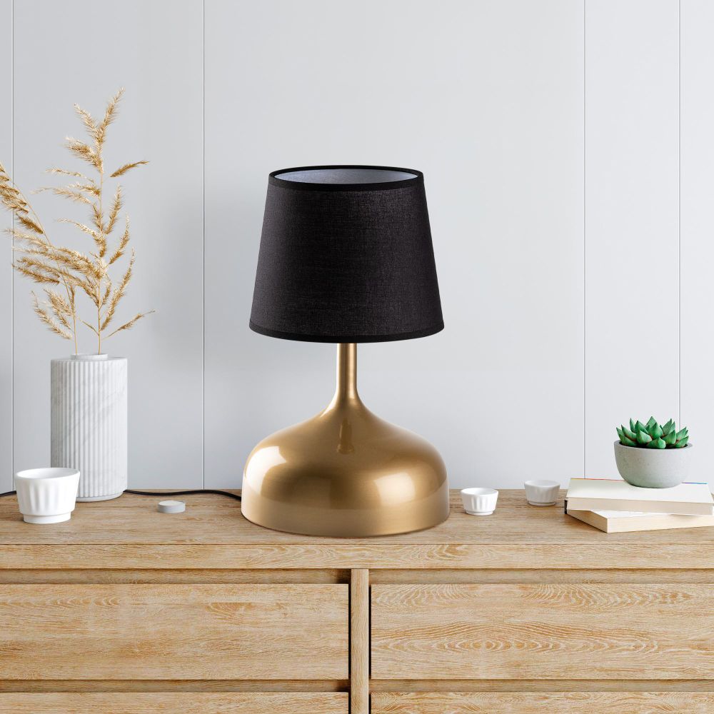 Bulbous - 15454 Zlatna i Crna Stočna Lampa slika 1