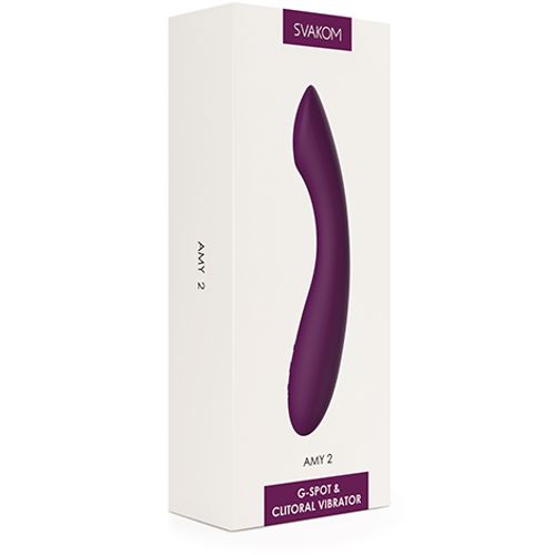 Svakom - Amy 2 G-Spot &amp; Clitoral Vibrator Violet slika 6