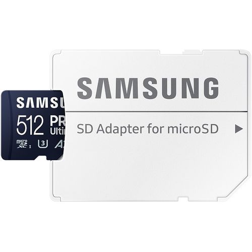 MicroSD MB-MY512SA/WW 512GB, PRO Ultimate, SDXC, UHS-I U3 V30 A2, Read up to 200MB/s, Write up to 130 MB/s, for 4K and FullHD video recording, w/SD adapter slika 1