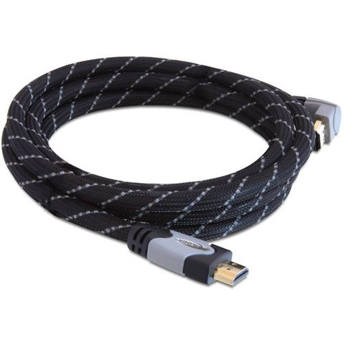 Delock HDMI priključni kabel HDMI A utikač, HDMI A utikač 1.00 m crna 82993  HDMI kabel slika 2