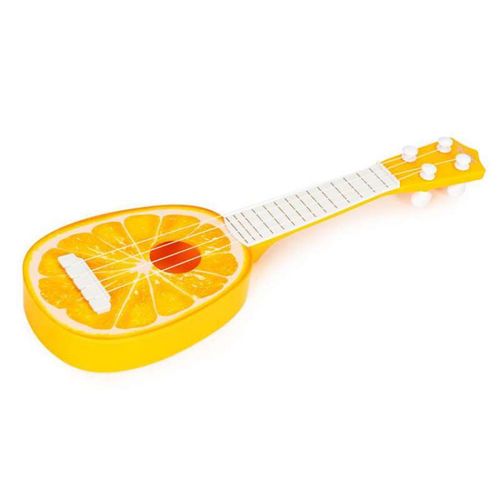 Eco Toys Ukulele Gitara Za Decu Narandža slika 5