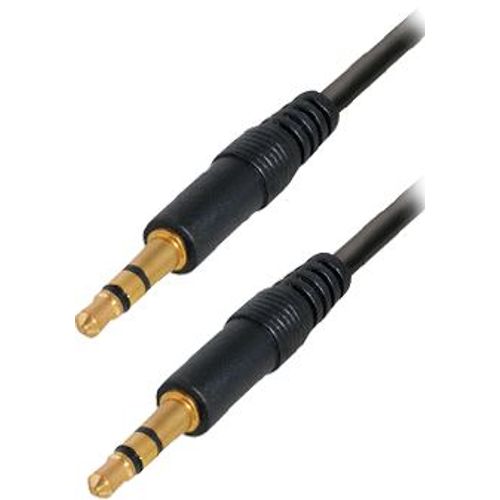 Transmedia Connecting cable. 3,5 mm 0,6m gold plated plugs slika 1