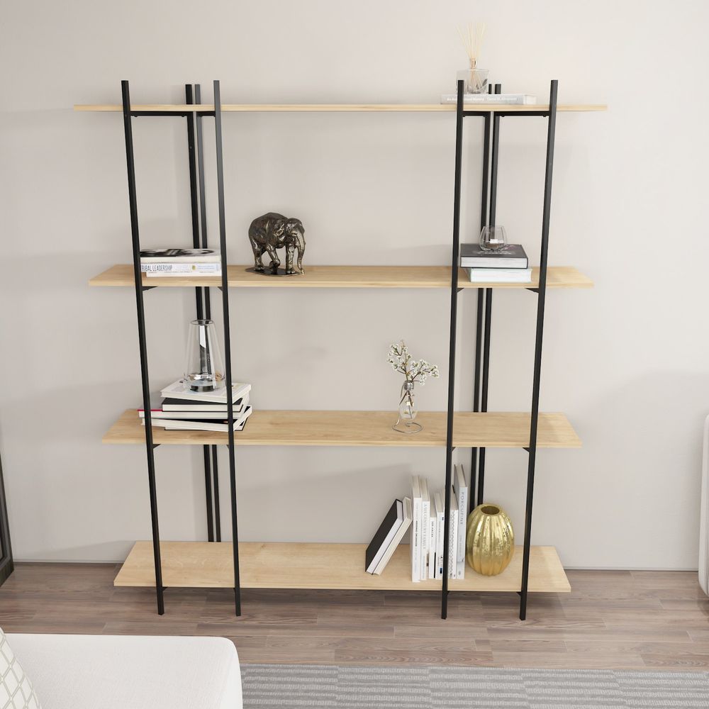 Moss - Crna, Hrast Crni Regal slika 1