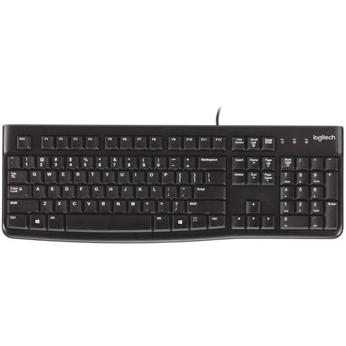 Tastatura LOGITECH K120/žična/US/crna slika 1