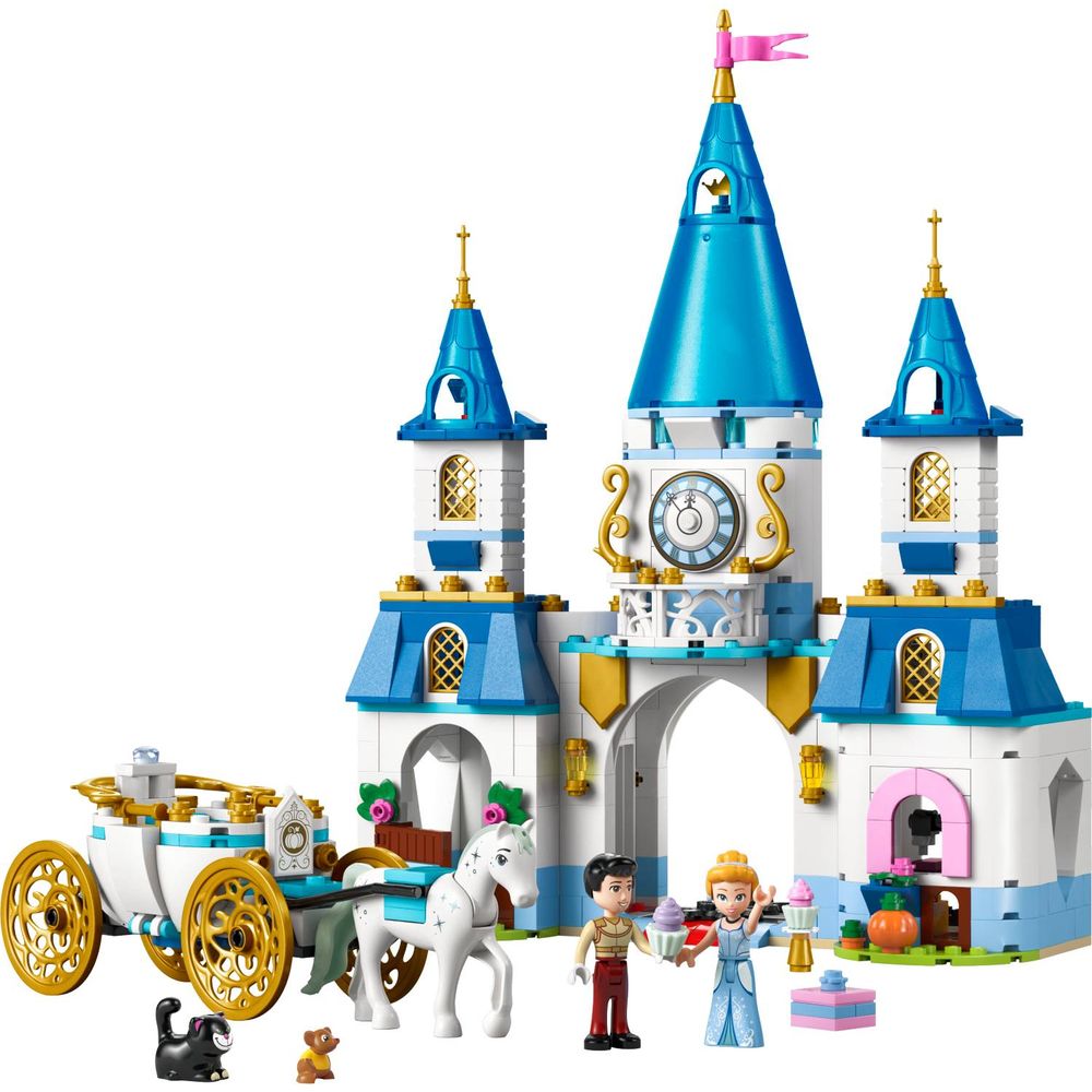 LEGO 43275 Pepeljugin dvorac i kočija sa konjem slika 2