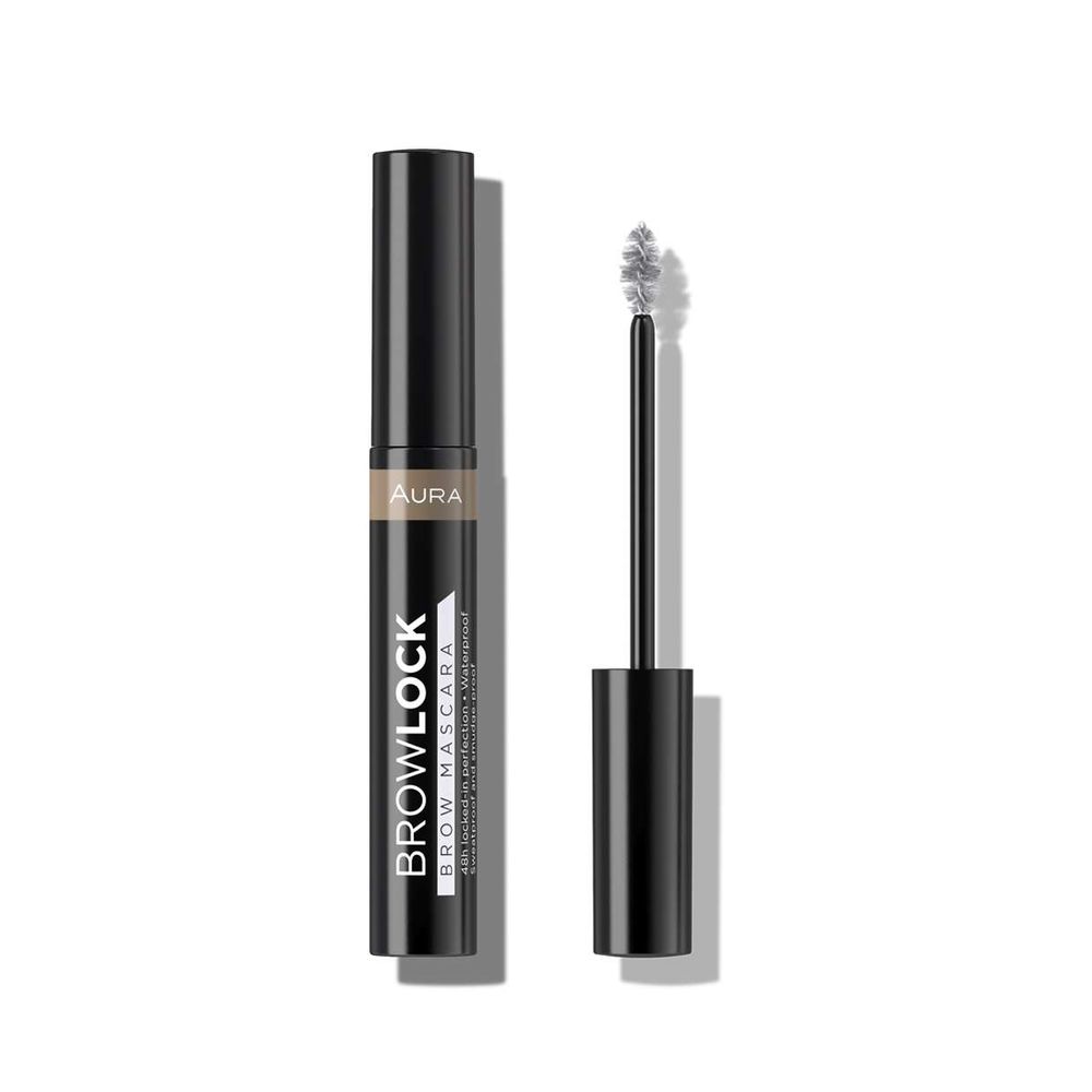 Aura Browlock Maskara za obrve 02 Brown  slika 2