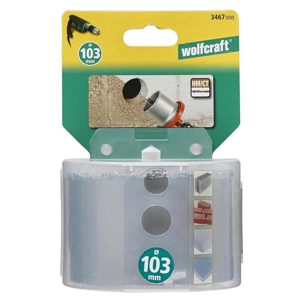 Wolfcraft Kruna Za Zidove Od Cigle i Kamena fi 103 / 55 mm Bez Nosača - 3467000 slika 3