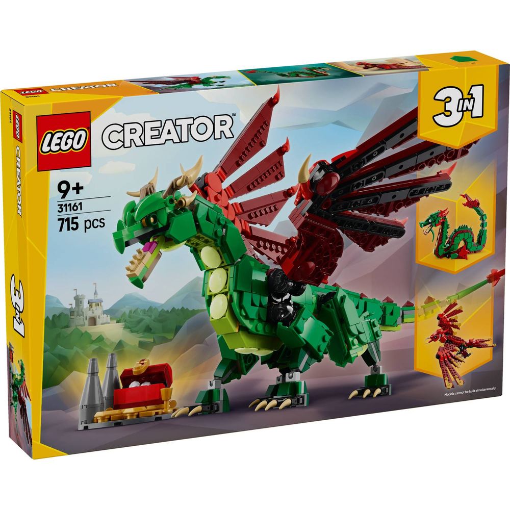 LEGO 31161 Srednjovjekovni zmaj slika 1