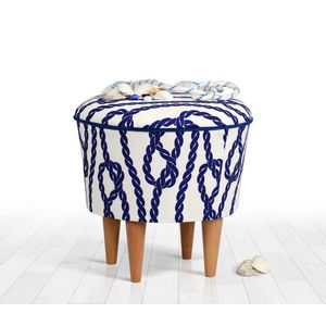 Cunda v2 - Blue, White Blue
White Pouffe