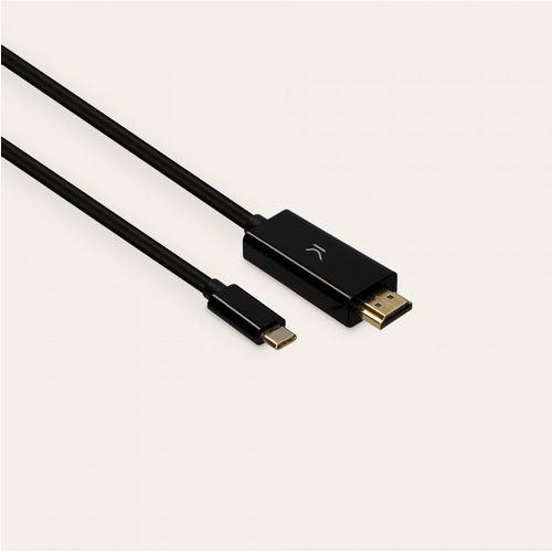 KSIX, adapter kabel USB C na HDMI, 2m, crni, 4K, 10Gbps, 60Hz slika 2