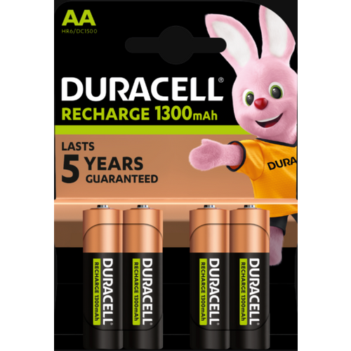 Duracell 1300mAh AA R3 MN2400, PAK4 CK,punjive NiMH baterije (rechargeable Duralock StayCharged 3g) slika 1