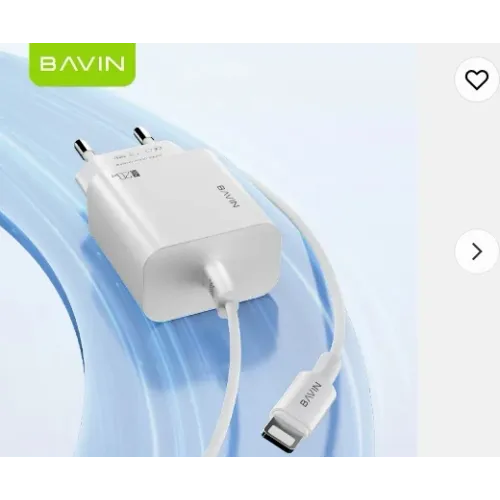 Bavin punjač 20W USB-C + kabl Lightning bela slika 3