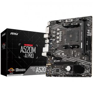 MSI A520M-A PRO Matična Ploča za Desktop Računare