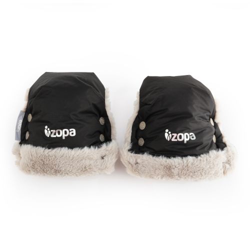 Zopa zimske rukavice za kolica Fluffy - night black  slika 1