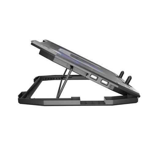 Natec NPL-1926 ORIOLE, Notebook Cooling Stand 17.3", 3x 12cm Fan, Fan Speed Control, Adjustable Tilt, LED Backlight, 2 USB Ports, Black slika 5