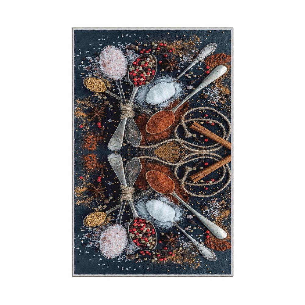 Tanka višebojna staza sa digitalnim printom SPOON (50 x 80 cm) HMNT536 slika 4
