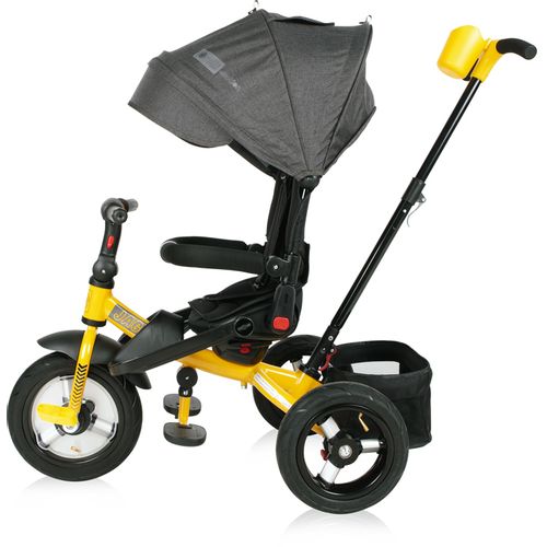 LORELLI JAGUAR AIR Tricikl za Djecu Black/Yellow (12 - 36 mj/20 kg) slika 3