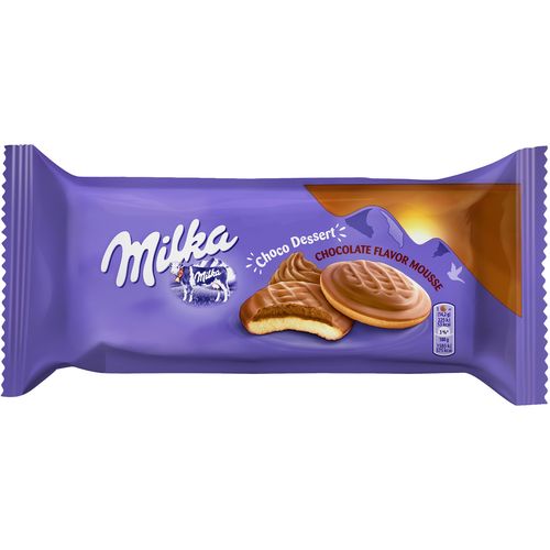 MILKA BISKVIT CHOCO DESSERT MOUSSE 128g slika 1