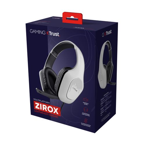 Trust gaming slušalice GXT415 Zirox white slika 8