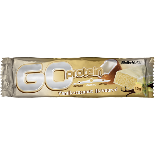 BioTech USA Go Protein Bar 40g Vanila/Kokos slika 1