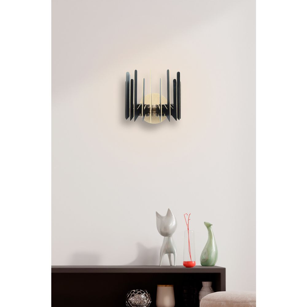 Zidna Lampa 207-ZS Crna slika 1